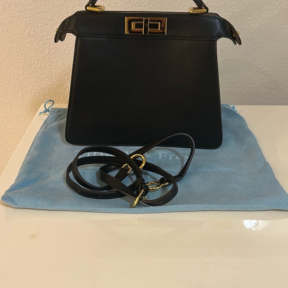 Tiffany and Fred Smooth Nappa Leather Satchel